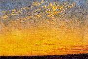 Caspar David Friedrich Evening oil painting